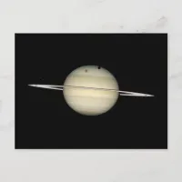 Quadruple Saturn Moon Transit Postcard