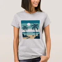 Tropical Beach Coastal Vector