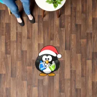 Santa Hat Penguin Christmas Cartoon Floor Decals