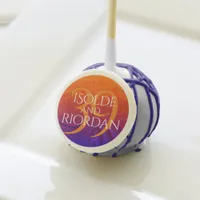 Elegant 39th Agate Wedding Anniversary Celebration Cake Pops