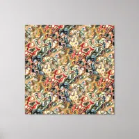 Abstract Stretched Canvas Print