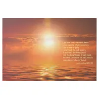 Orange Sunset Golden Sky Sea of Gold Inspiration Gallery Wrap