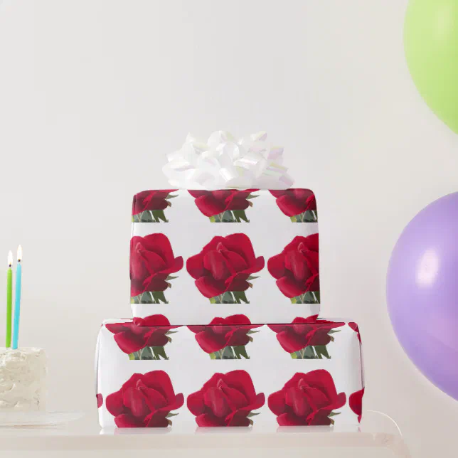 Rose rouge - Red rose  Wrapping Paper