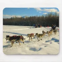 Iditarod Trail Sled Dog Race Mouse Pad