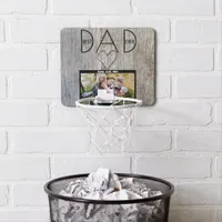 Best Dad Ever, Our Super Dad Father's Day Photo Mini Basketball Hoop