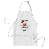 Thumbnail for Dear Santa Mouse Adult Apron