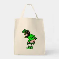 Funny Cartoon Leprechaun Bag