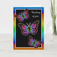 Thinking of You, Pretty Butterflies Card