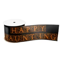 Happy Haunting Satin Ribbon