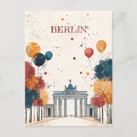 Travel to Berlin Germany Postcard