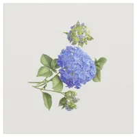 Blue Hydrangeas Fabric