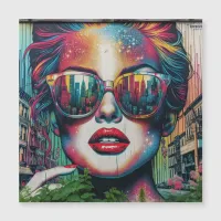 Abstract Woman in Sunglasses