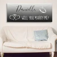 Will you Marry Me Romantic Proposal Sign