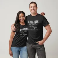 Divorgasm Definition Funny Divorce Party Black T-Shirt