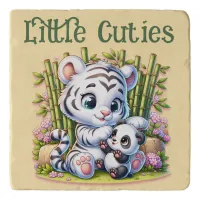 Little Cuties Panda & Tiger | Trivet