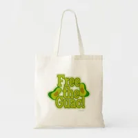 Free The Guac Guacamole Fun Humor Slogan Tote Bag