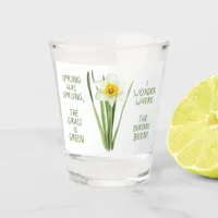 Daffodil Spring Customizeable Shot Glass