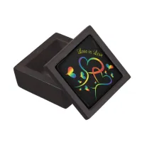 Rainbow Pride Valentine Magnetic Wooden Gift Box