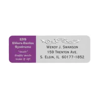 EDS Ehlers-Danlos Syndrome Mailing Address Label