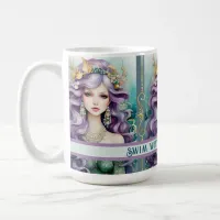 Mermaid Teal and Purple Mug