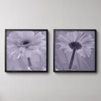 Light Purple Tinted Gerber Daisy Flower Peel And Stick Photo Tile