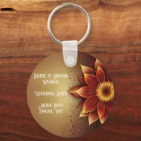 Eternal Bloom: A Timeless Celebration of Love Keychain