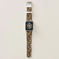 Orange Monarch Butterflies Summer Pattern Apple Watch Band