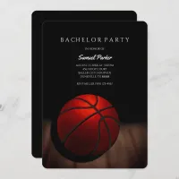 Basketball Player Bachelor / Birthday Party Sports Invitation