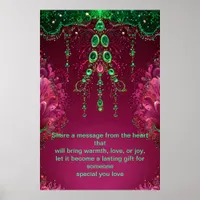 Heartfelt Words: A Personalized Gift of Love  Poster