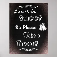 Wedding Sign for Candy Buffet, chalkboard style