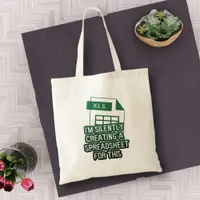 Funny Green Accounting Tote Bag