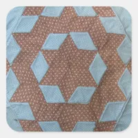 Quilt Pattern - Castle Square Sticker