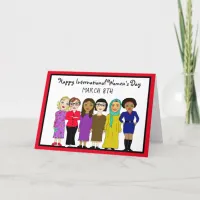 International Women's Day March 8th   Card