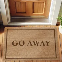 Go Away Funny Welcome Doormat