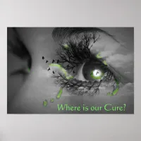 Where is our Cure? Lyme Disease Awareness Poster