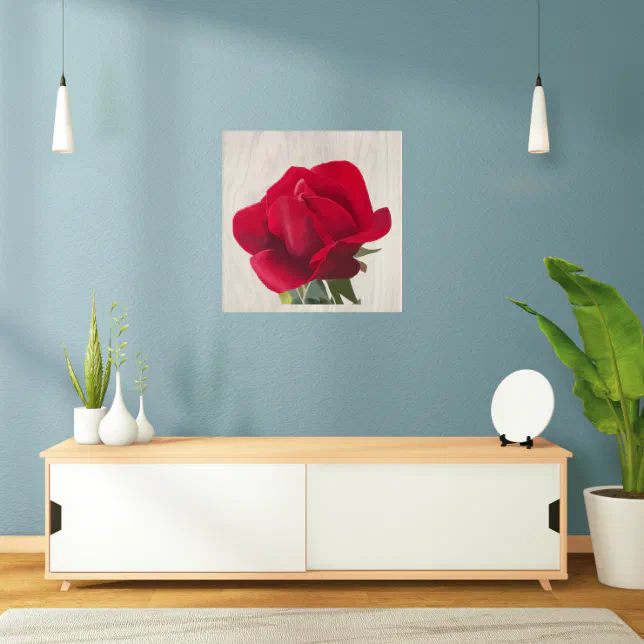 Rose rouge - Red rose  Acrylic Print