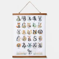 Animal Alphabets | Nursery Art Wall Hanging Tapestry