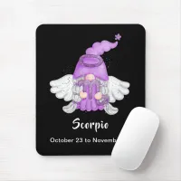 Gnome Scorpio Astrology Sign Angel Mouse Pad