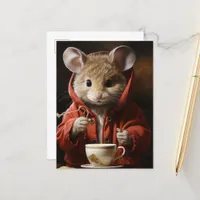 Mouse in a Jacket Postcard