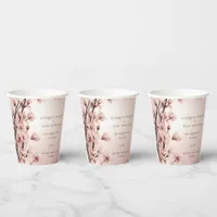 Blossoms of Love" Wedding Invitation Collection Paper Cups