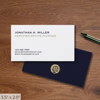 Minimal Simple Lawyer Business Card