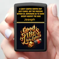 Lucky Lighters: Bright Vibes & Creativity! Zippo Lighter