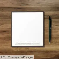 Professional Business Notepad