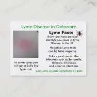 Lyme Disease in Delaware Information Cards