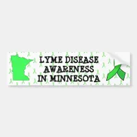 Lyme Disease Awareness in Minnesota Bumper Sticker