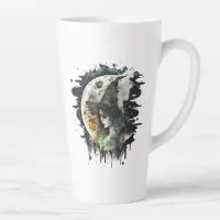 Stay Witchy | Witch and Full Moon Halloween Latte Mug