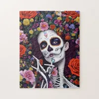 Day of the Dead AI generated art Jigsaw Puzzle