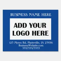 Add your Business  Logo to this Sign