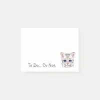 Funny Cat To Do Post-it Notes