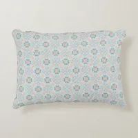 Seamless Sea Themed Pattern Accent Pillow